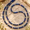 Collar de bolas de Lapislázuli y cuentas de Nácar