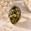 anillo-ajustable-con-ambar-amarillo-de-lituania-y-laton Anillo ajustable con Ámbar amarillo de Lituania y latón