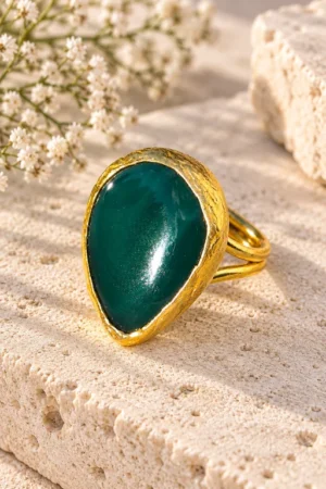 anillo-ajustable-con-piedra-de-agata-con-bronce Anillo ajustable con piedra de Ágata con bronce