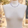 Collar de piedras facetadas de Amatista y Amazonita
