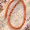collar-tipo-choker-de-donuts-de-aventurina-naranja Collar tipo choker de donuts de Aventurina naranja