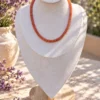 collar-tipo-choker-de-donuts-de-aventurina-naranja-expositor Collar tipo choker de donuts de Aventurina naranja