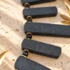 Collar de barritas de Ónix y detalles de Turmalina negra