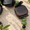Collar de Ébano, Jade canadiense y arandelas de cuerno