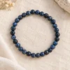 pulsera-de-espinela-azul-piedra-natural-bola-6-mm Pulsera de Espinela azul, piedra natural bola 6 mm.
